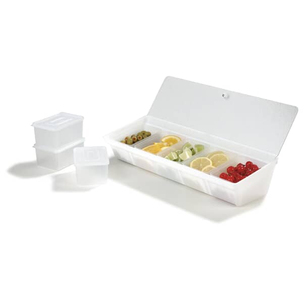 Carlisle Ss10702 Replacement 1-1/4 Pint Containers/Lids 5 (CARLSS10702)