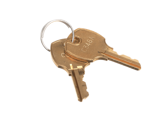 Custom Deli's Equipment Cdi-260 (1) Set Keys Only For 6'2 T Fsw & Remote (CDECCDI-260)