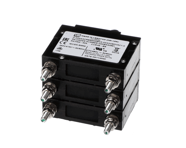 Custom Deli's Equipment Cdi-572 Power Switch - Tyco 40 Amp (3 Pole) Blac (CDECCDI-572)