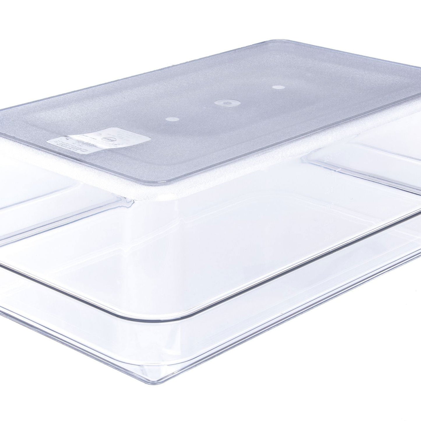 Carlisle StorPlus Polycarbonate Food Pan, 19.4 qt, 12.5 x 20.75 x 6, Clear, Plastic (CFS10202B07)