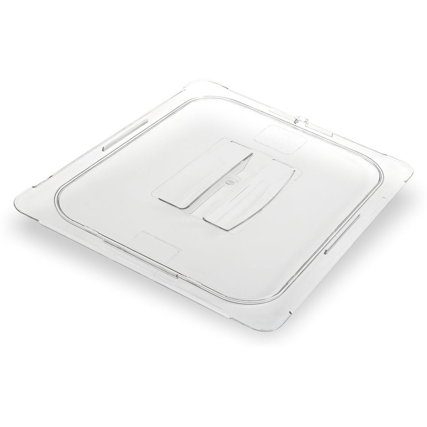 Carlisle StorPlus Polycarbonate Handled Universal Lid, 12.88 x 20.75 x 0.88, Clear, Plastic (CFS10210U07)