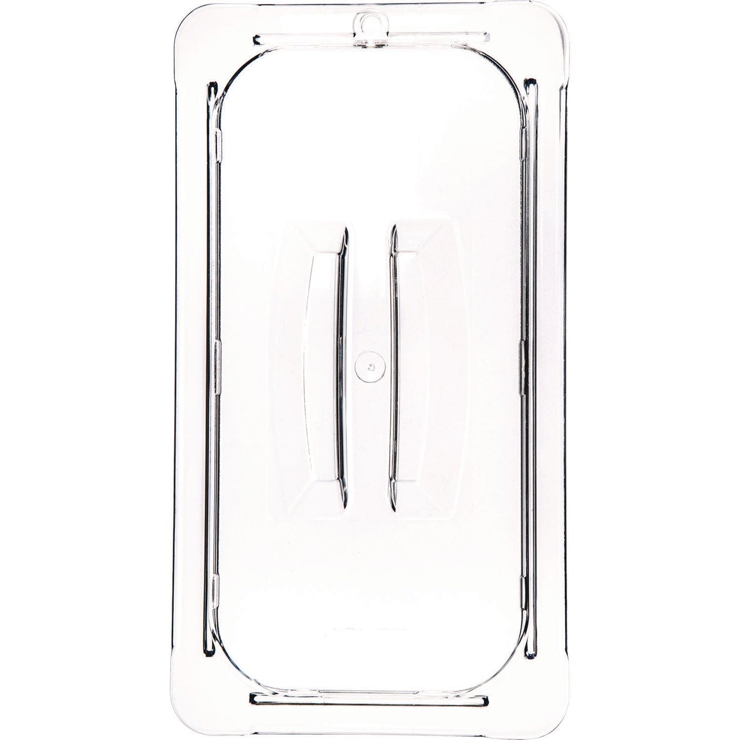 Carlisle StorPlus Polycarbonate Handled Universal Lid, 7 x 12.5 x 0.88, Clear, Plastic (CFS10270U07)
