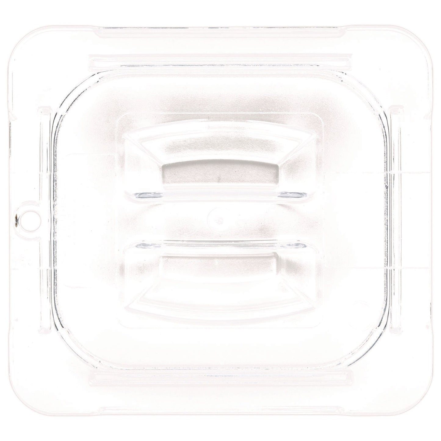 Carlisle StorPlus Polycarbonate Handled Universal Lid, 6.31 x 6.88 x 0.88, Clear, Plastic (CFS10310U07)