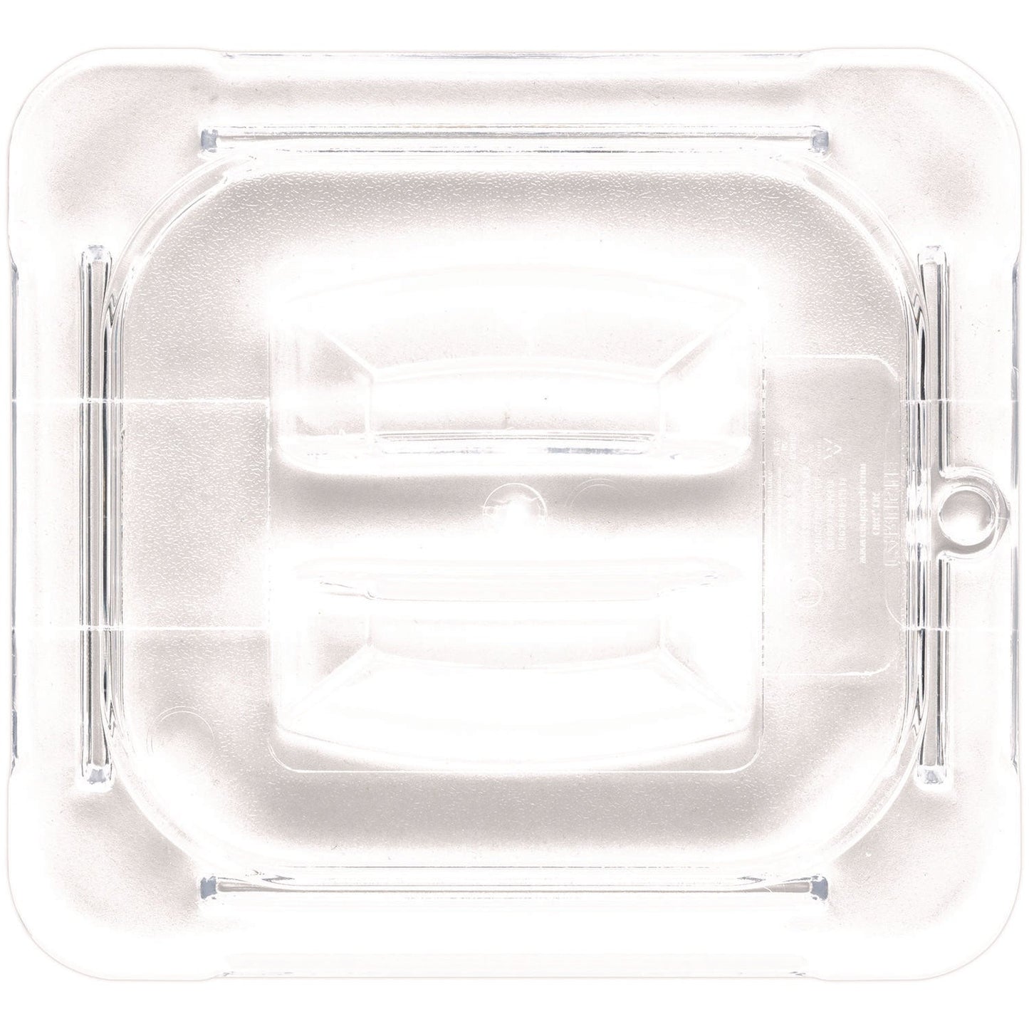 Carlisle StorPlus Polycarbonate Handled Universal Lid, 6.31 x 6.88 x 0.88, Clear, Plastic (CFS10310U07)