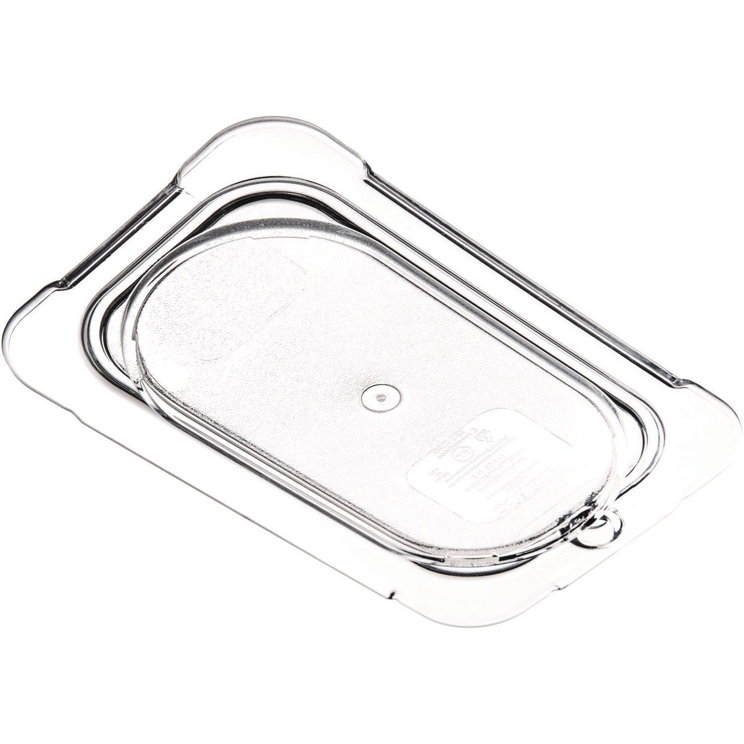 Carlisle StorPlus Polycarbonate Flat Universal Lid, 4.31 x 6.88 x 0.44, Clear, Plastic (CFS10336U07)