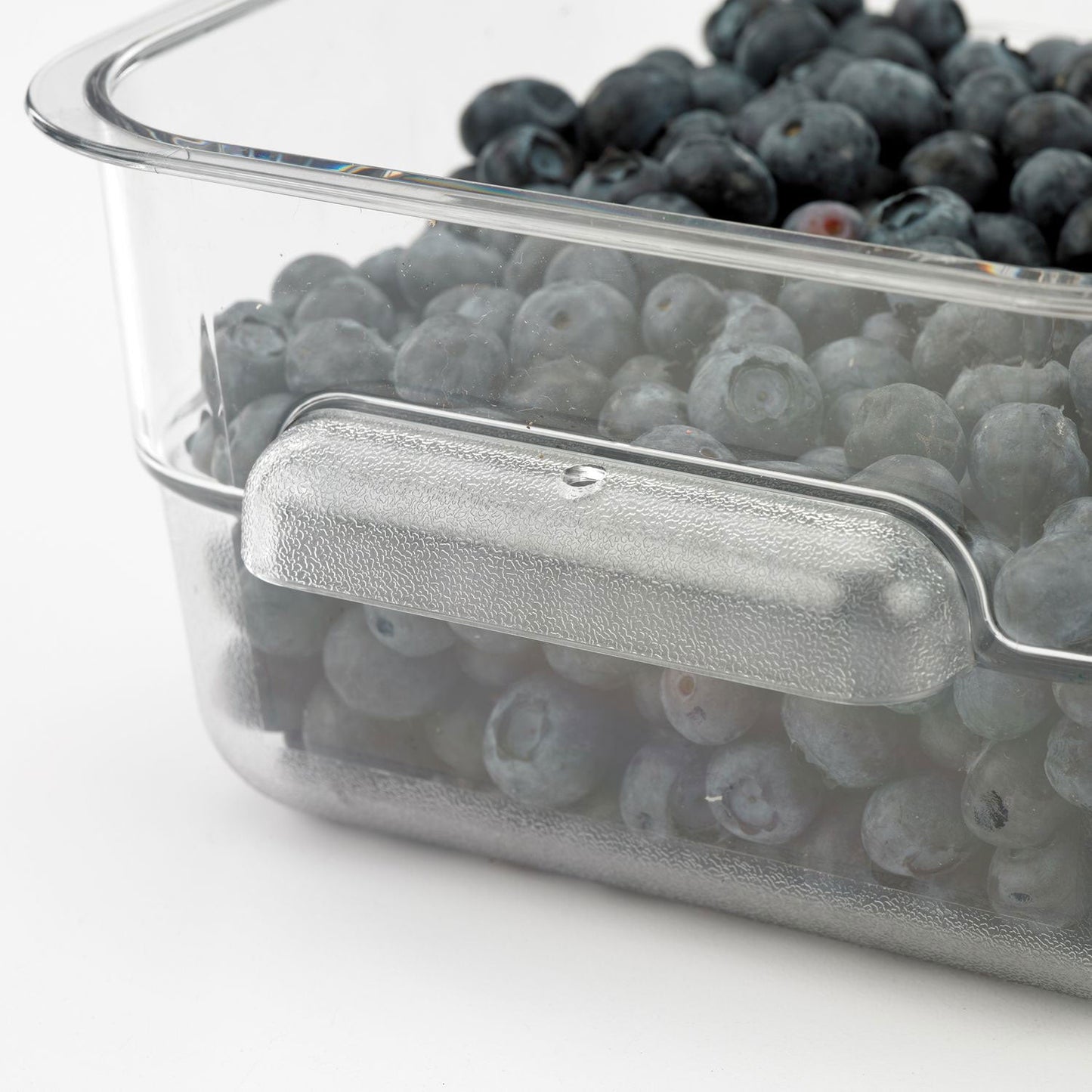Carlisle Squares Polycarbonate Food Storage Container, 2 qt, 7.13 x 7.13 x 3.8, Clear, Plastic (CFS1195007)