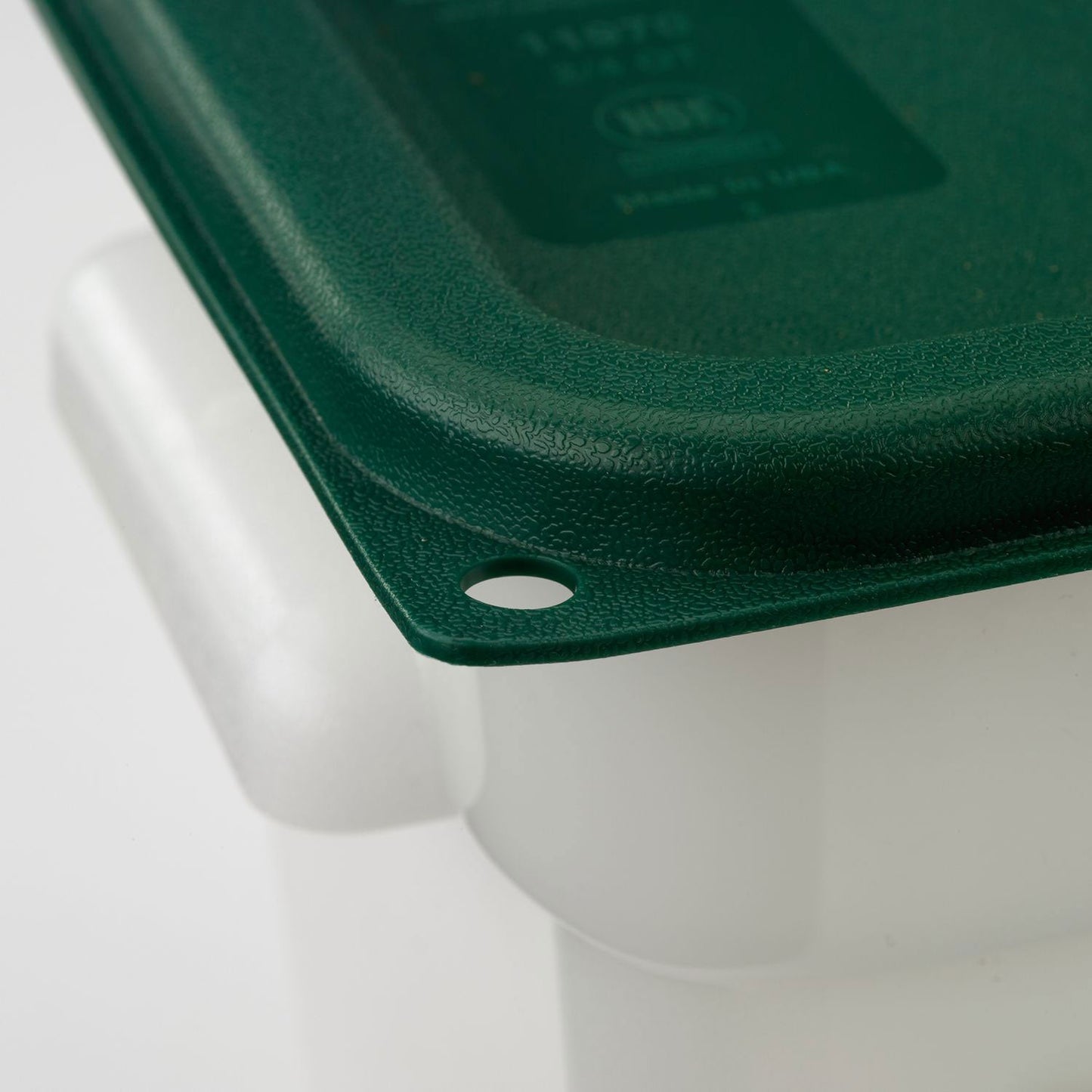 Carlisle Squares Food Storage Container Lid, 7.31 x 7.31 x 0.63, Forest Green, Plastic (CFS1197008)