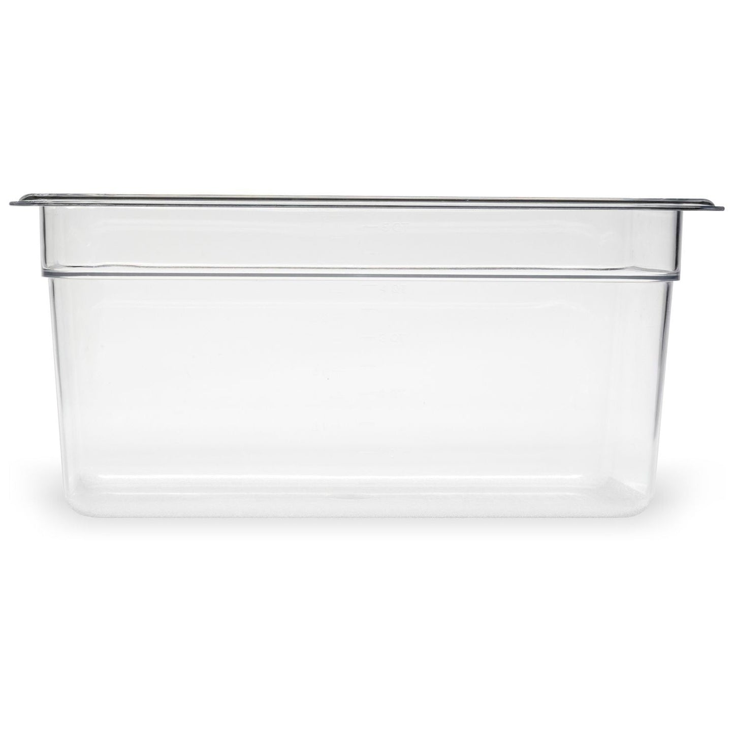Carlisle StorPlus Polycarbonate Food Pan, 5.7 qt, 6.88 x 12.75 x 6, Clear, Plastic (CFS3066207)