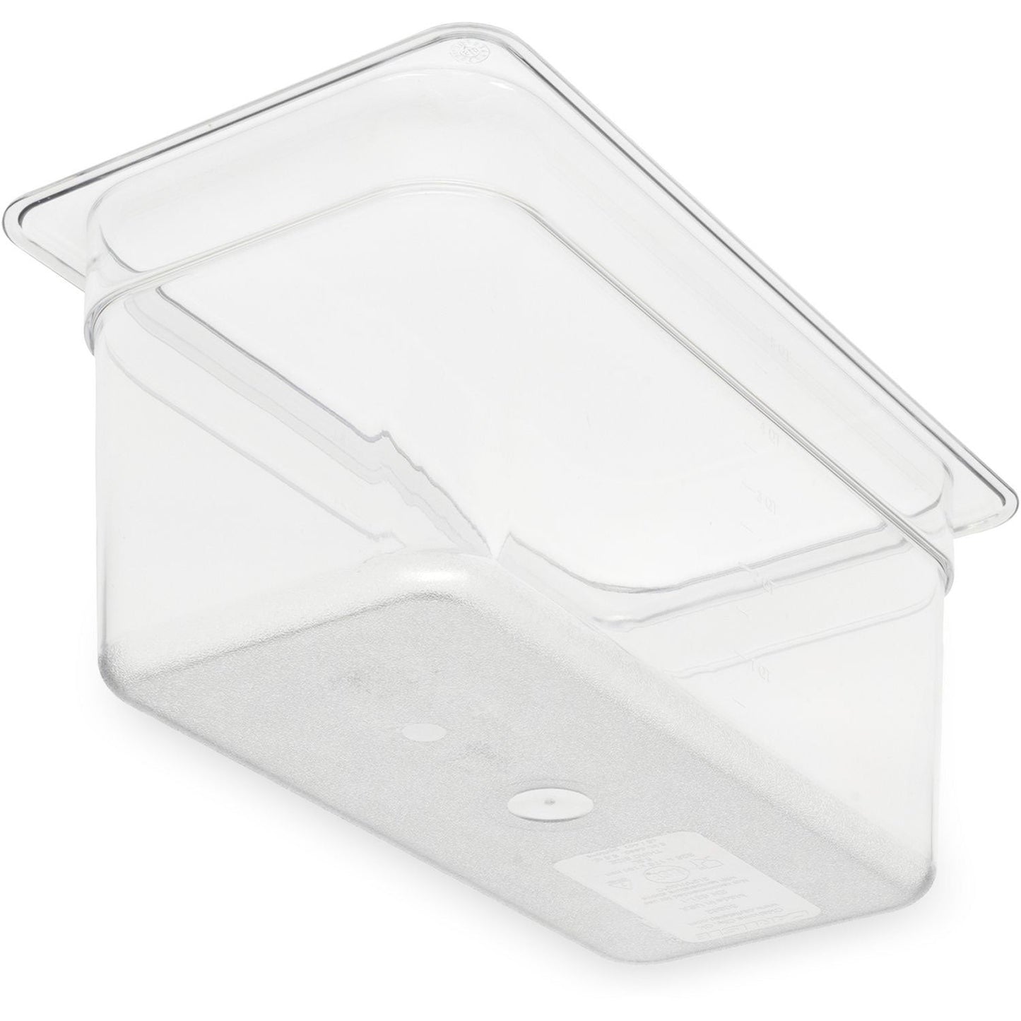 Carlisle StorPlus Polycarbonate Food Pan, 5.7 qt, 6.88 x 12.75 x 6, Clear, Plastic (CFS3066207)