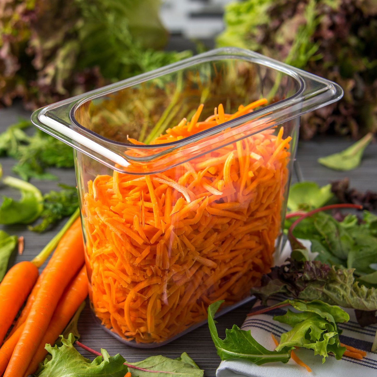 Carlisle StorPlus Polycarbonate Food Pan, 1.4 qt, 4.25 x 6.93 x 6, Clear, Plastic (CFS3068807)