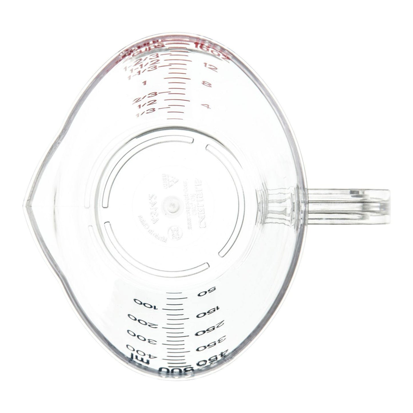 Carlisle Commercial Measuring Cup, 1 pt, Clear (CFS4314207)