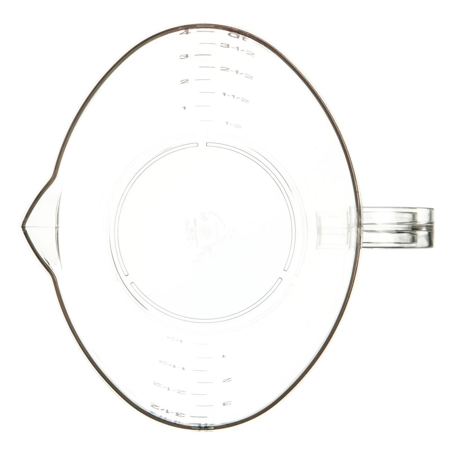 Carlisle Commercial Measuring Cup, 1 gal, Clear (CFS4314507)