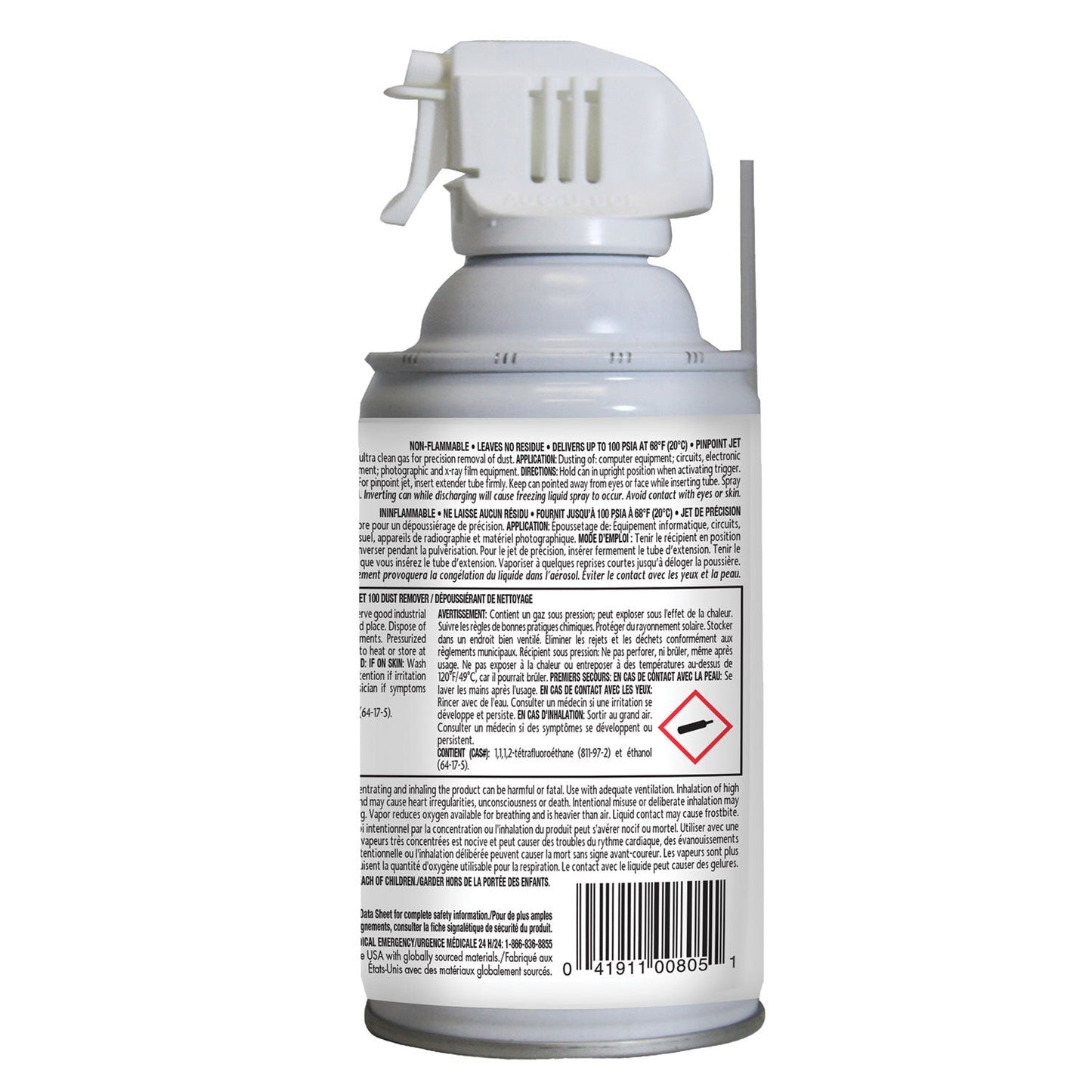 Sprayway Clean Jet 100, 10 oz Aerosol Can, 12/Carton (CGC805)