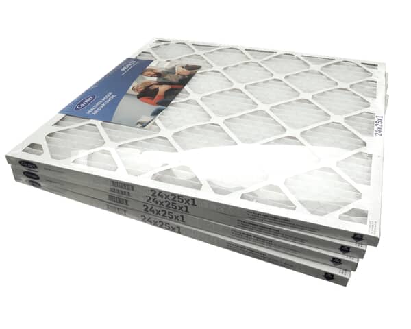 Carrier 24X25X1-M13-C-P4 Merv 13 1" Air Filter, 24"X25"X1", 4 Pac (CIA24X25X1-M13-C-P4)