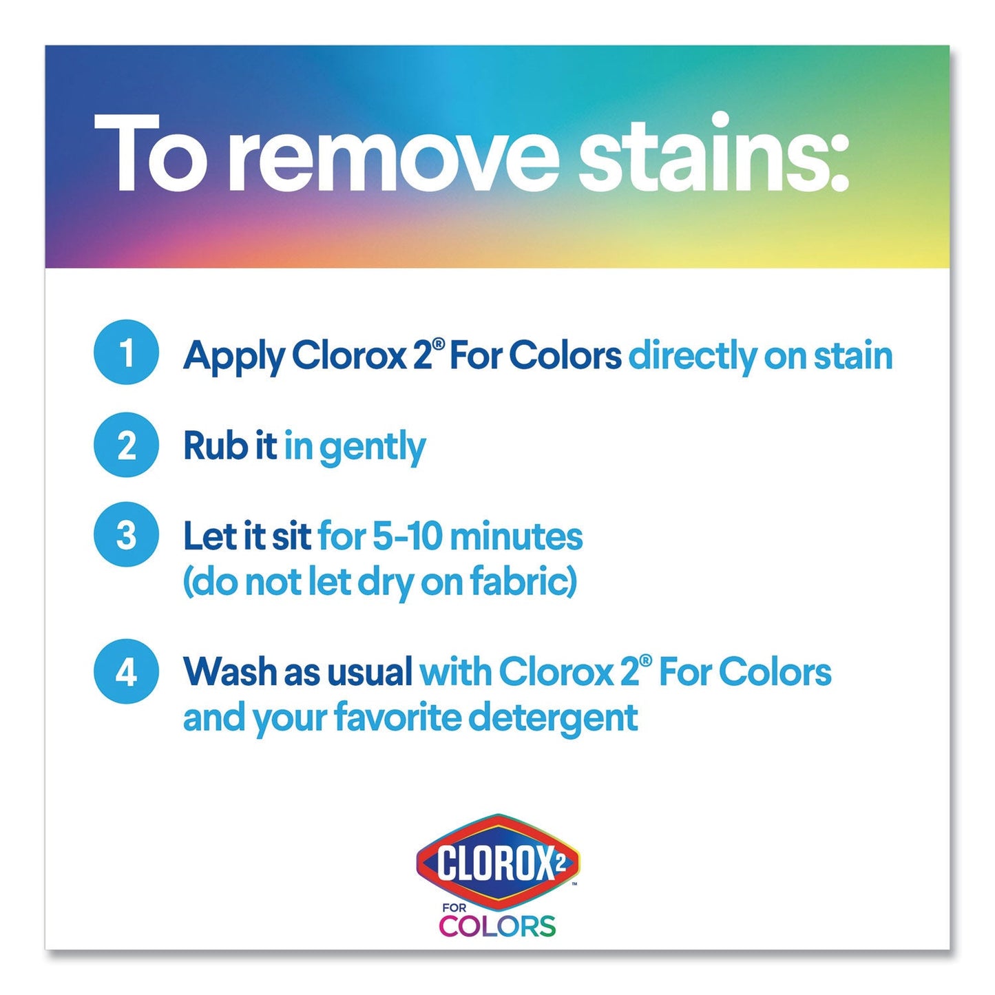 Clorox Stain Remover and Color Booster, Unscented, 33 oz Bottle, 6/Carton (CLO30046CT)