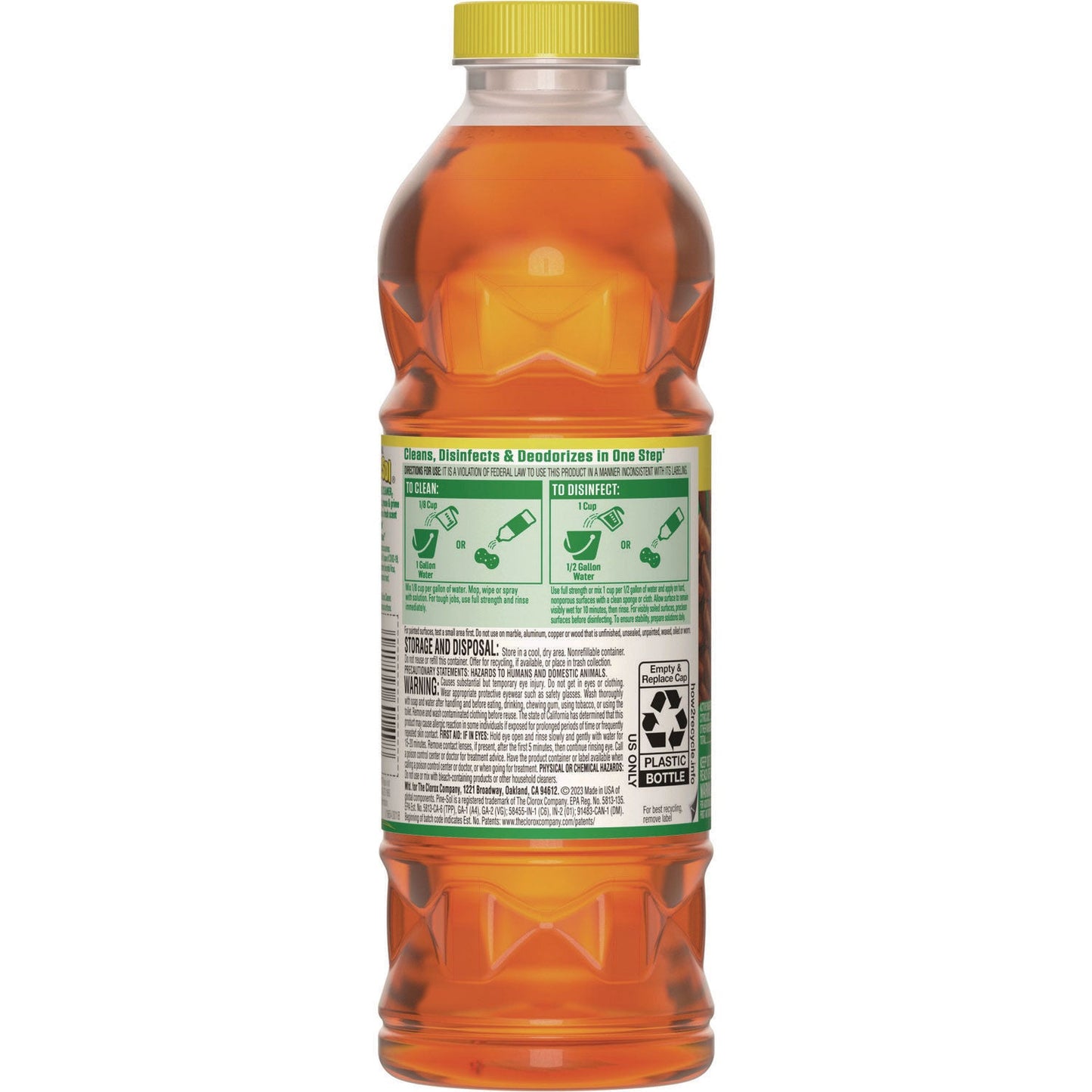 Pine-Sol Multi-Surface Cleaner Disinfectant Concentrated, Pine Scent, 20 oz Bottle, 8/Carton (CLO60149CT)