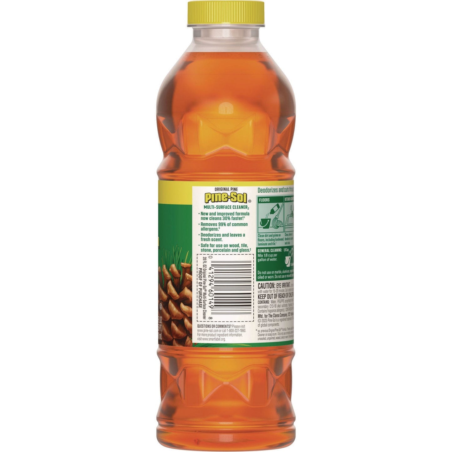 Pine-Sol Multi-Surface Cleaner Disinfectant Concentrated, Pine Scent, 20 oz Bottle, 8/Carton (CLO60149CT)