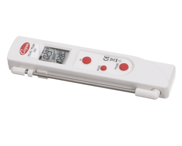 Cooper Atkins 480-0-8 Dual Temp Ir Therm. W/-27/428 F/ C Probe (CP480-0-8)