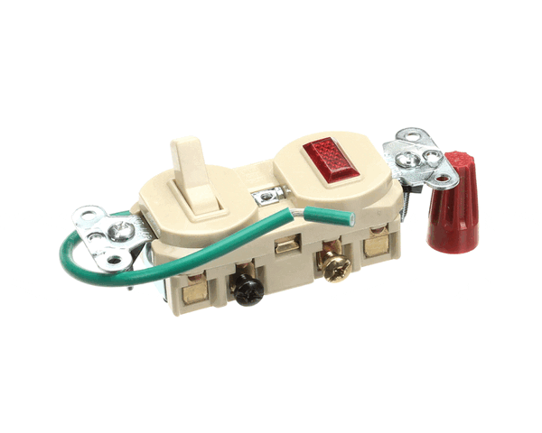 Crown Tonka 2795 Switch W/ Pilot Light 3-Way Ivory (CTO2795)