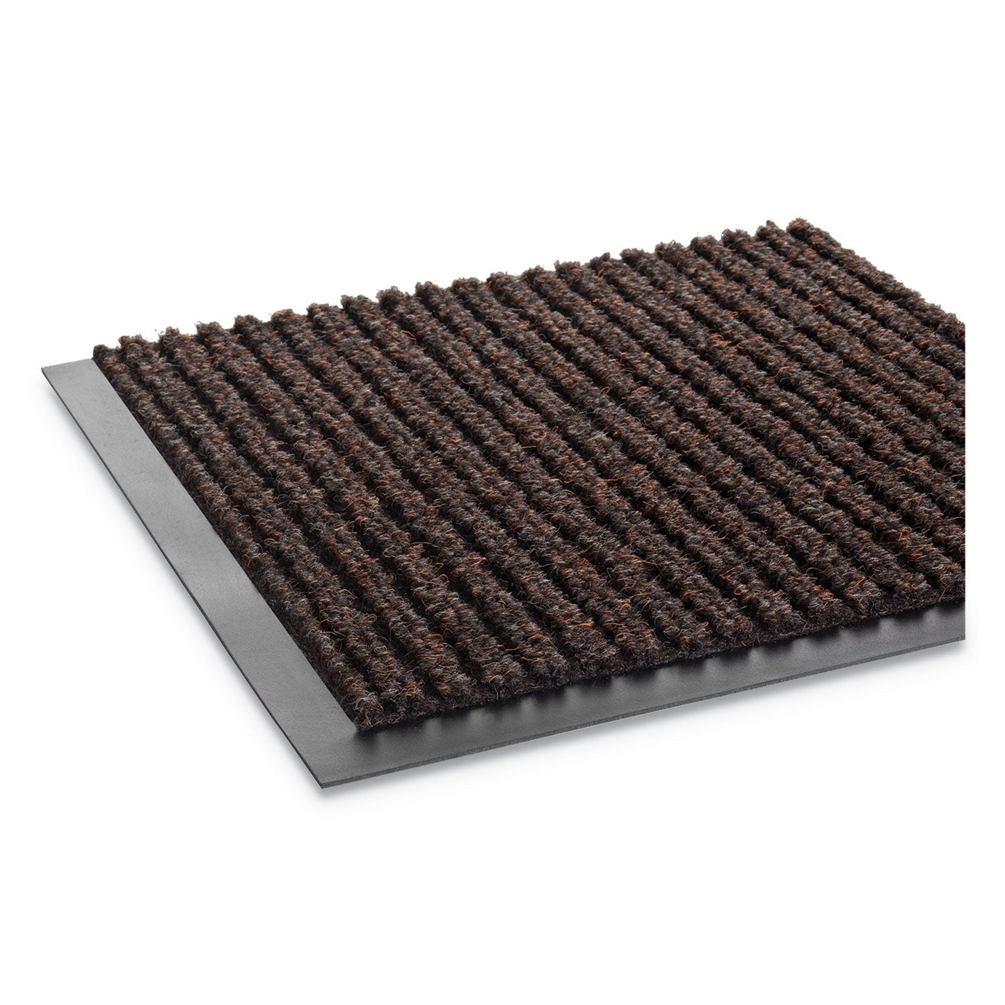 Crown Mats Needle Rib™ Vinyl & Polyproylene Scraper Mat, 4' x 6', Brown (CRONR46BRO)