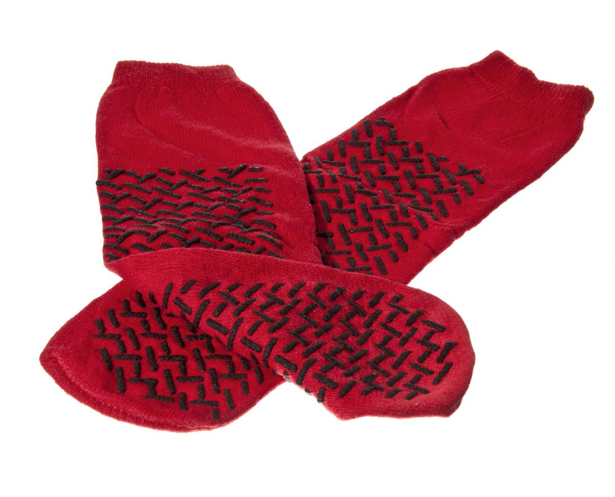 double-tread-fall-prevention-patient-slippers-red-size-xl-48-cs-mdt211218rxl_1