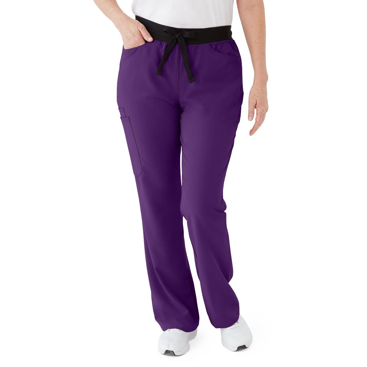 coastal-ave-womens-modern-bootcut-scrub-pants-with-cargo-pockets-regal-purple-size-xl-1-ea-4912rplxl_1