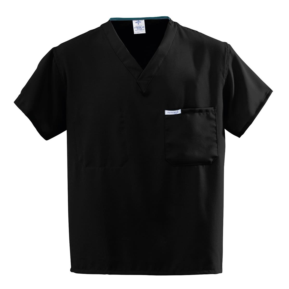 performax-unisex-reversible-v-neck-scrub-top-with-2-pockets-black-size-xs-angelica-color-code-1-ea-810dkwxs-ca_1
