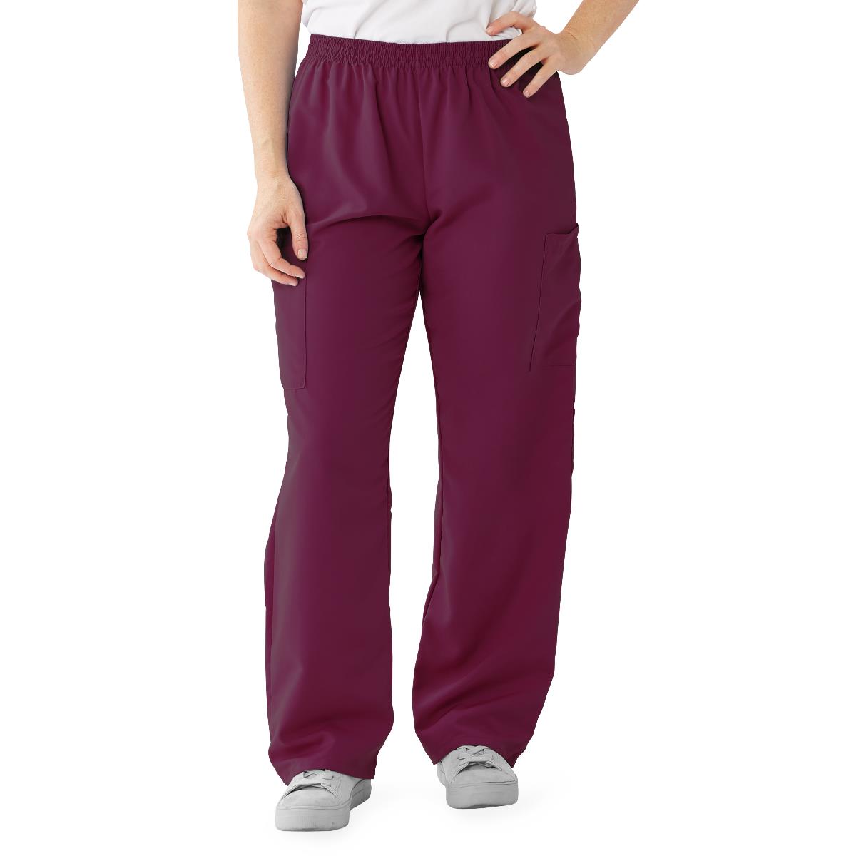 performax-unisex-elastic-waist-scrub-pants-size-xs-regular-inseam-wine-1-ea-850jwnxs_1