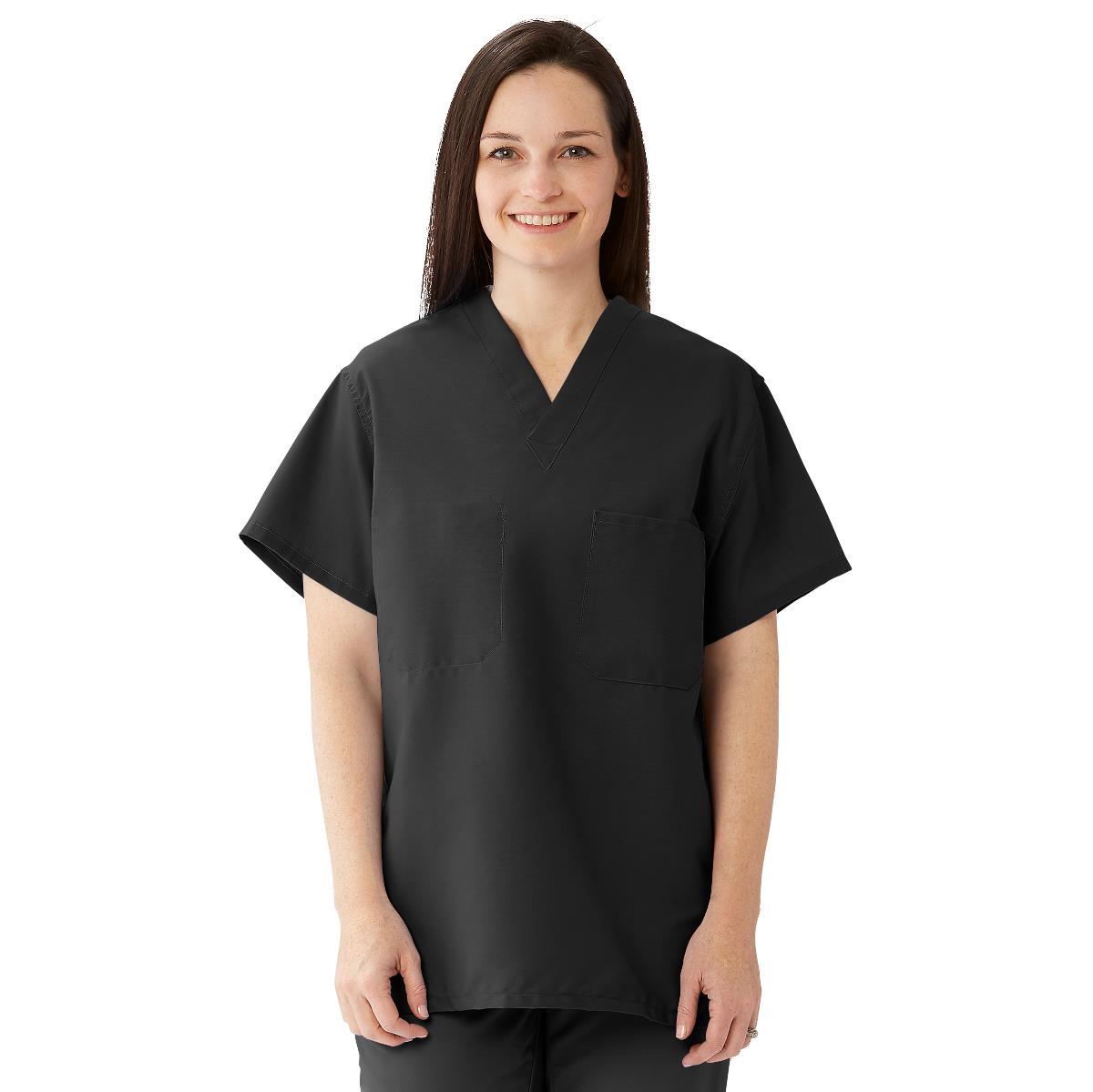 comfortease-unisex-reversible-scrub-top-with-2-pockets-black-size-2xl-color-code-1-ea-910dkwxxl-cm_1