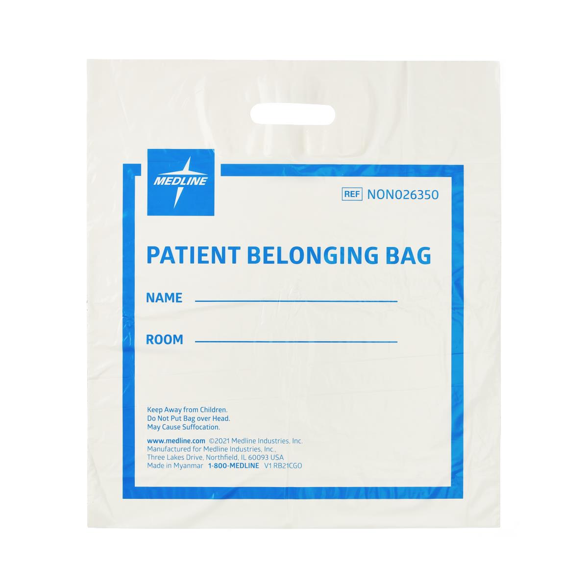 plastic-patient-belongings-bag-with-patch-handle-printed-white-16-x-18-x-4-250-cs-non026350_1