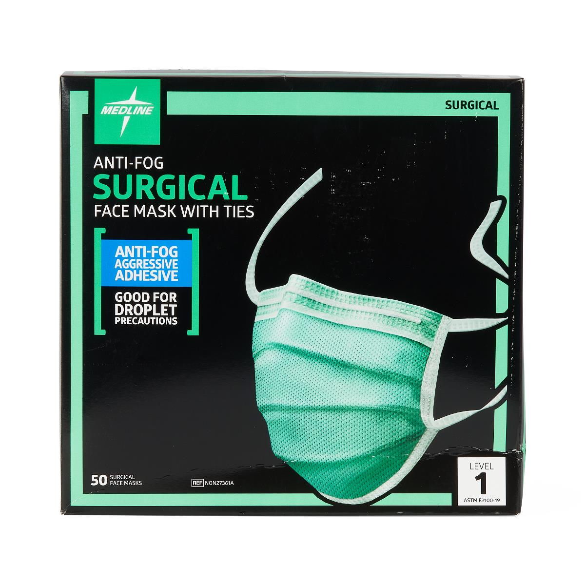 astm-level-1-surgical-face-mask-with-ties-anti-fog-adhesive-tape-with-liner-green-300-cs-non27361a_1