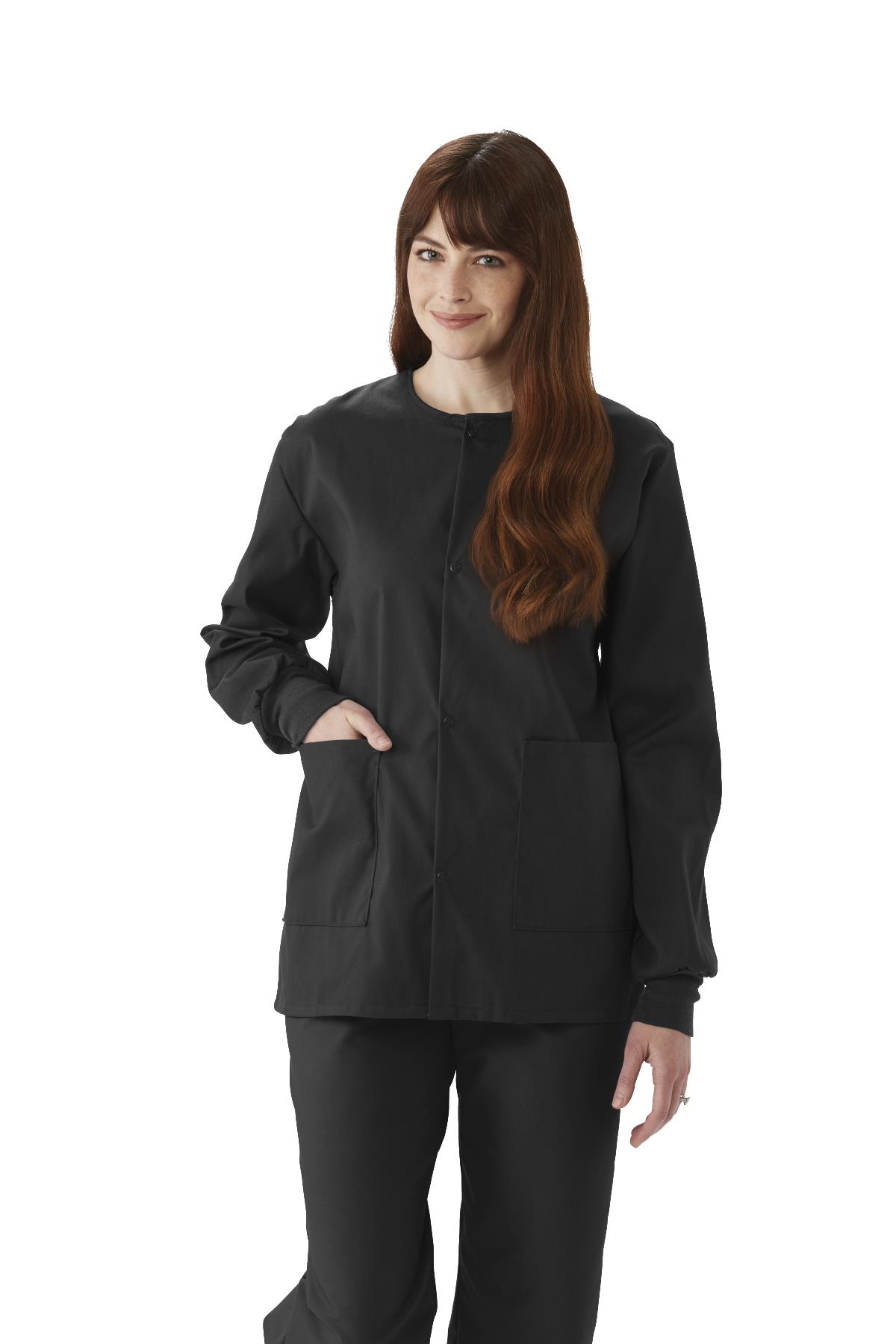 comfortease-unisex-crew-neck-warm-up-jacket-with-knit-cuffs-black-size-m-1-ea-8832dkwm_1