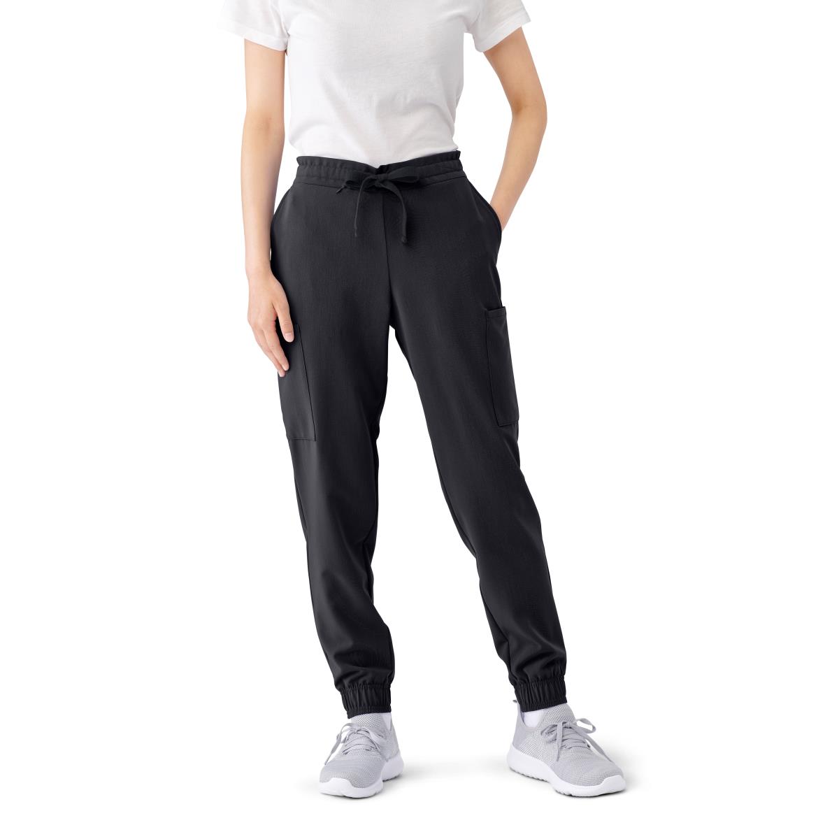 first-ave-womens-7-pocket-jogger-style-scrub-pant-black-size-xs-1-ea-2544blkxs_1