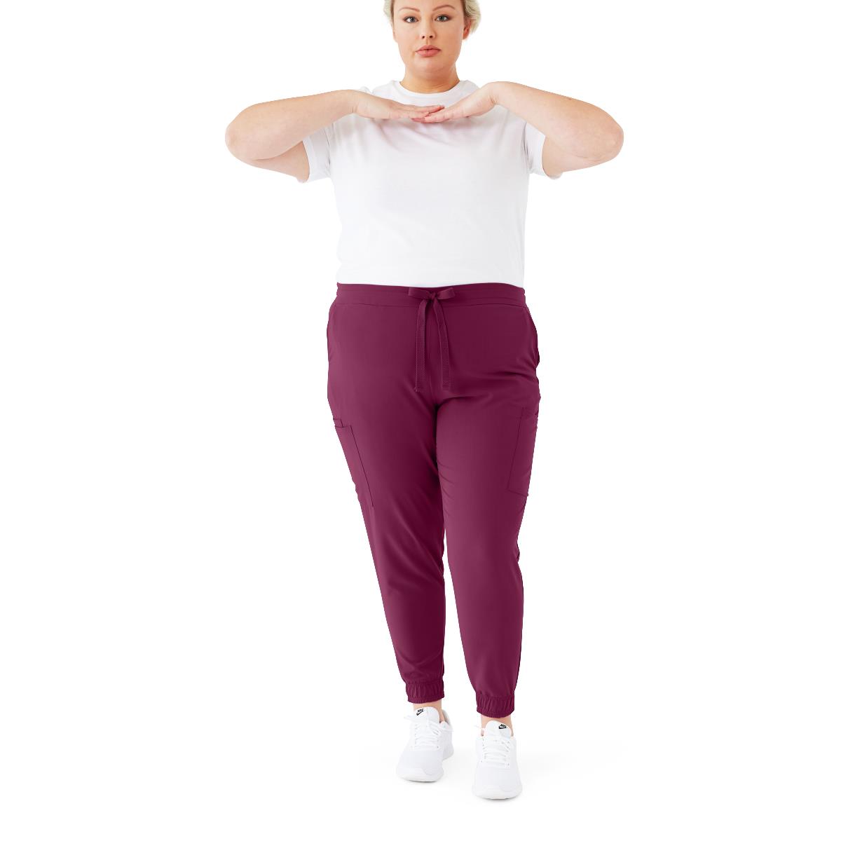 first-ave-womens-7-pocket-jogger-style-scrub-pant-wine-size-2xl-petite-1-ea-2544wnexxlp_1