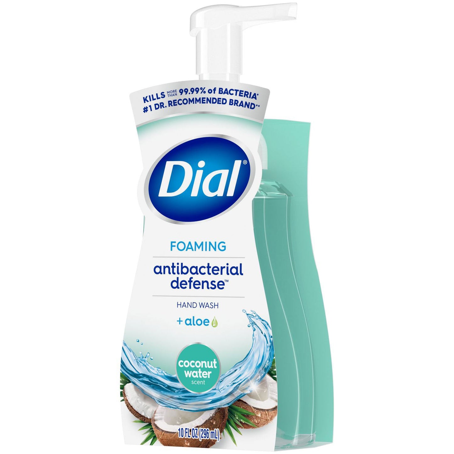 Dial Professional Antibacterial Foaming Hand Wash, Coconut Water, 10 oz, 8/Carton (DIA34715)