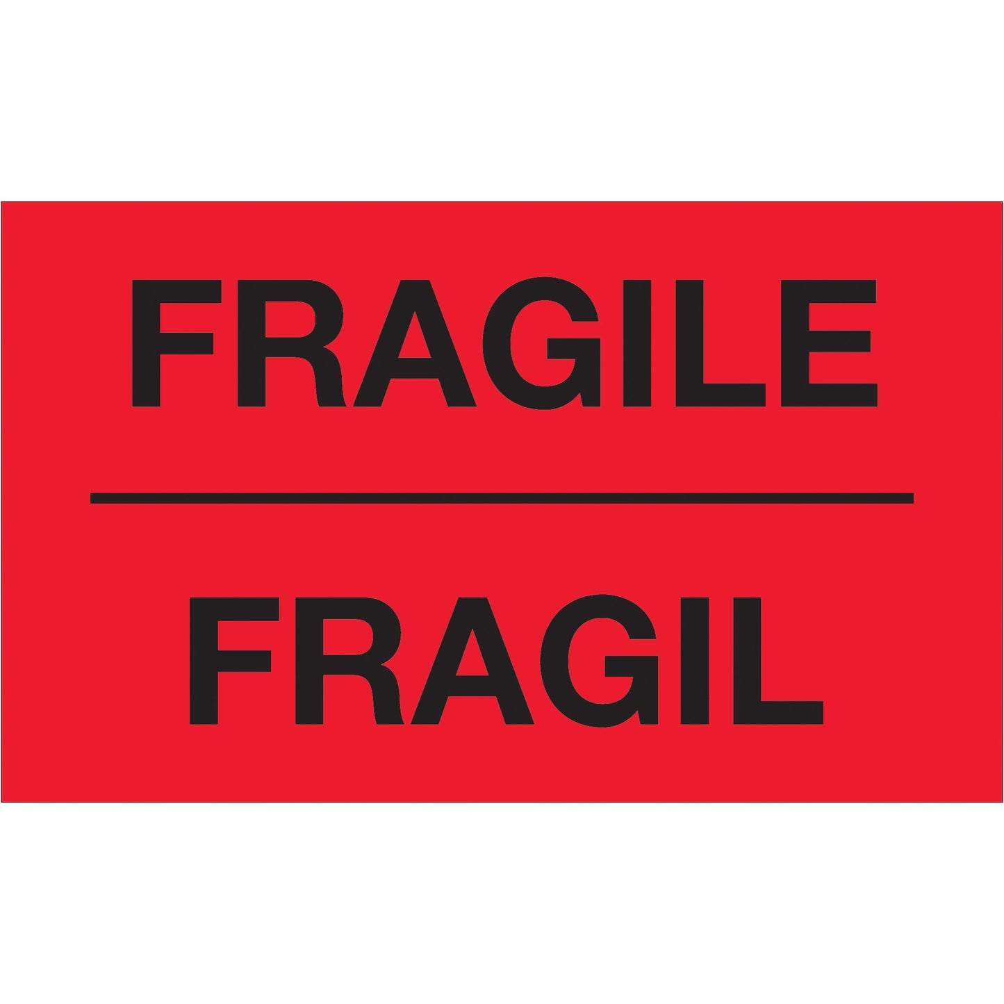 tape-logic-r-3-x-5-fragil-fluorescent-red-bilingual-labels-dl1091_1