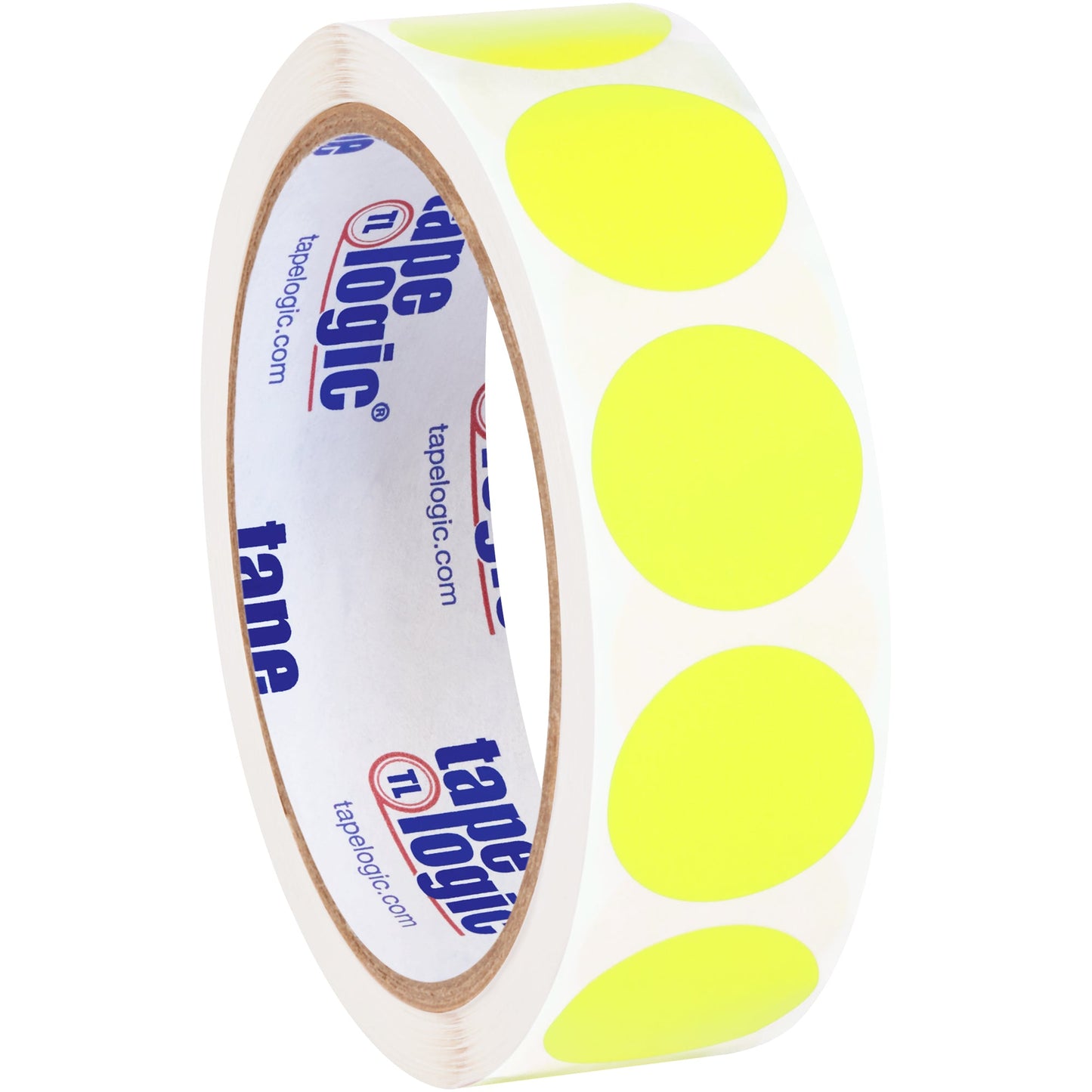 tape-logic-r-1-circles-fluorescent-yellow-removable-labels-dl1389fy_1