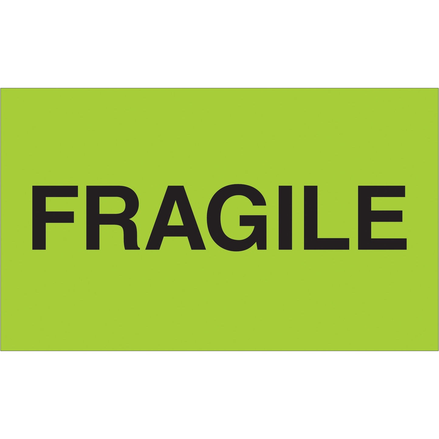 tape-logic-r-3-x-5-fragile-fluorescent-green-labels-dl2421_1