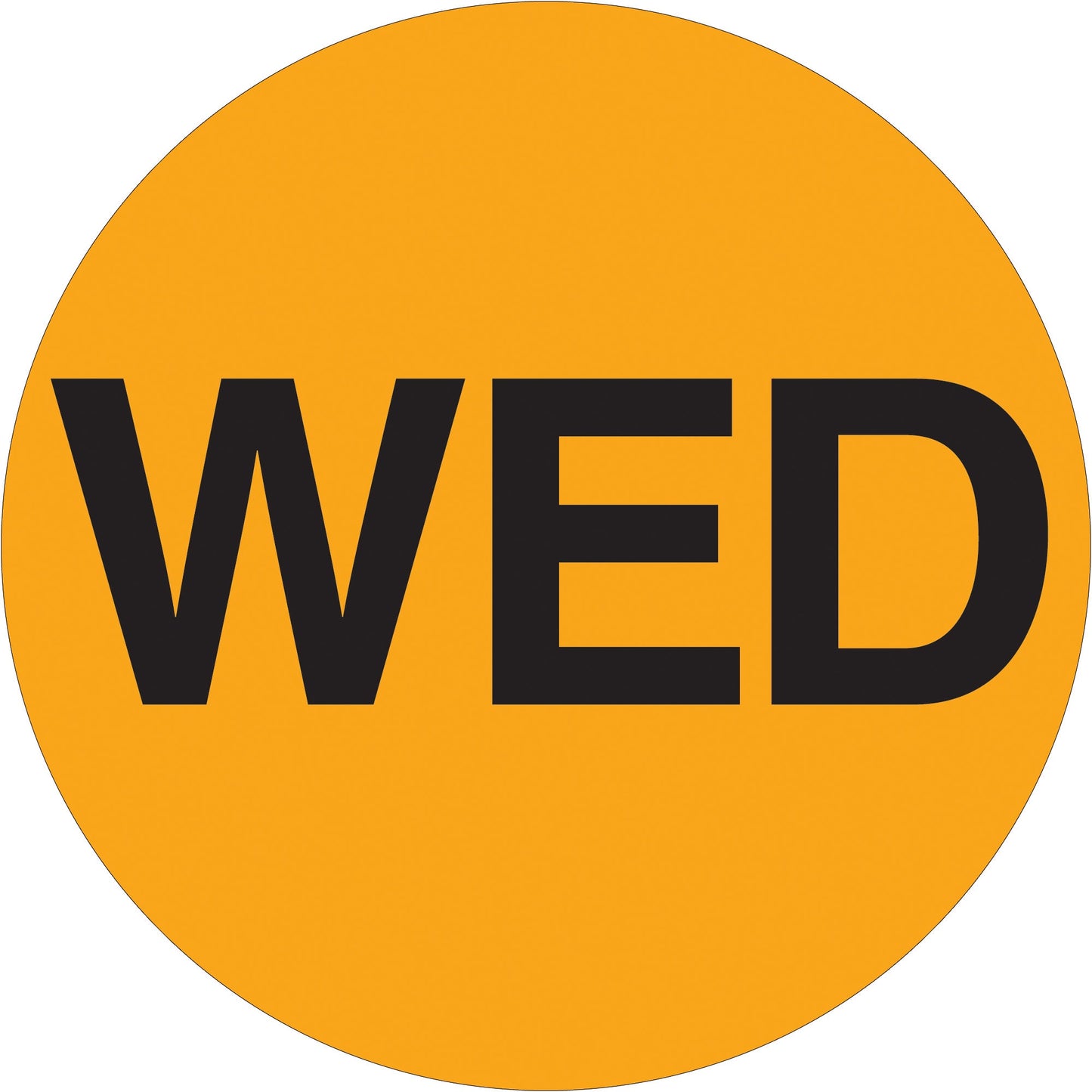 tape-logic-r-2-circle-wed-fluorescent-orange-days-of-the-week-labels-dl6522_1