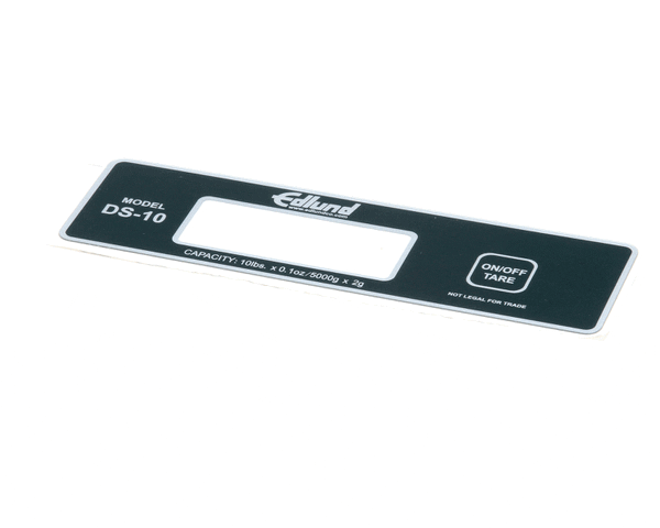 Edlund D074B Decal, Ds-10 Switch Pad Bonso (EDLD074B)