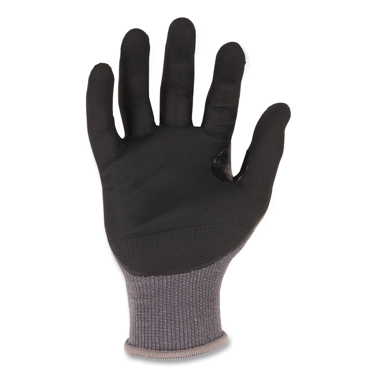 Ergodyne ProFlex 7043 ANSI A4 Nitrile Coated CR Gloves, Gray, Large, 1 Pair (EGO10524)