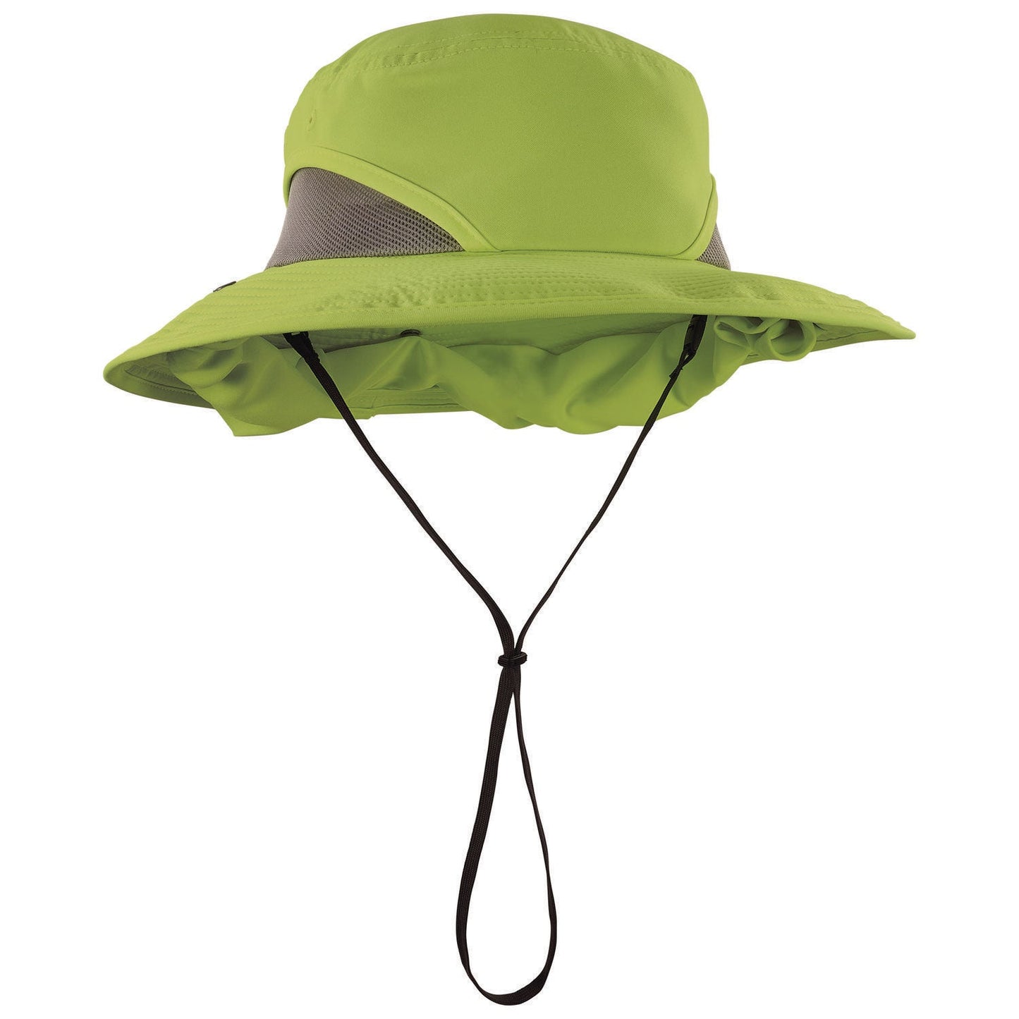 Ergodyne Chill-Its 8934 Ranger Hat with Neck Shade, Microfiber/Polyester, Large/X-Large, Lime (EGO12711)