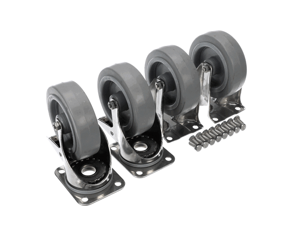 Electrolux Professional 206135 Kit4Wheels-2Swivelling W/Brake (ELX206135)