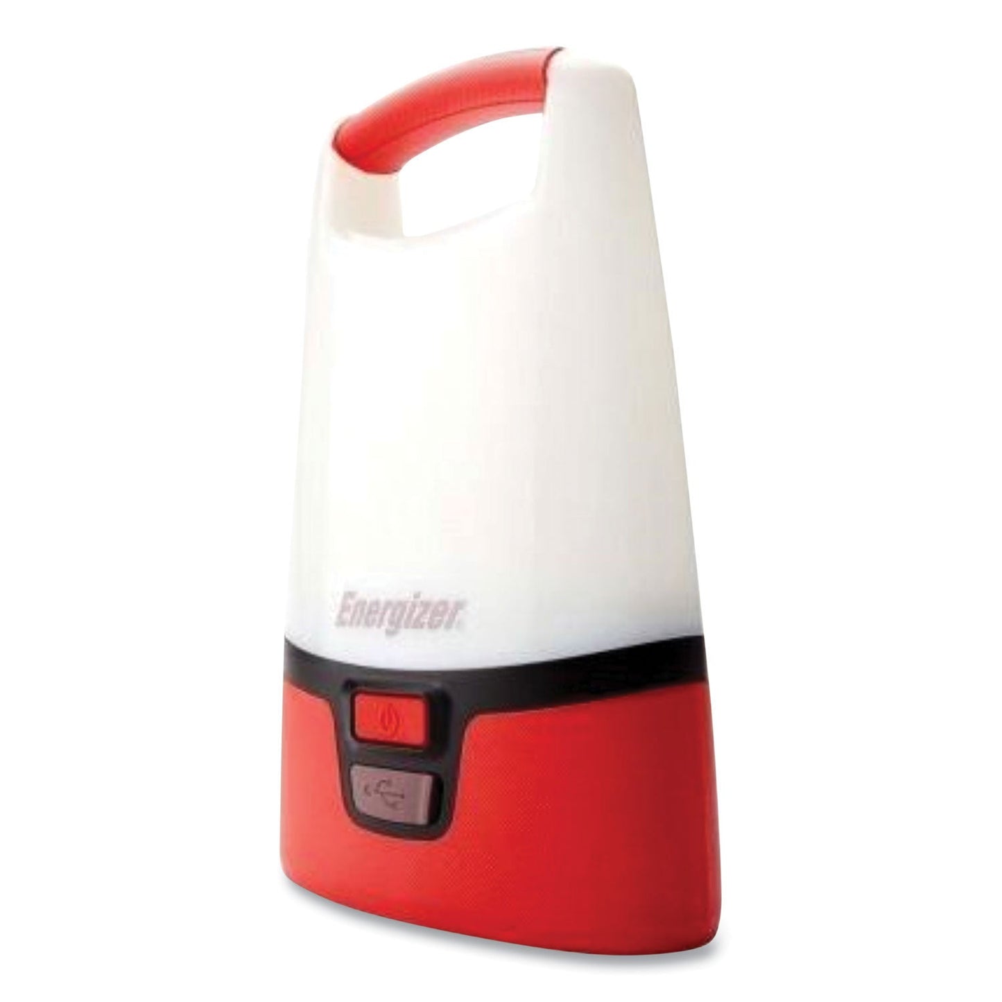 Energizer Vision LED USB Lantern, 4 D Batteries (Sold Separately), Red/White (EVEENALU451E)