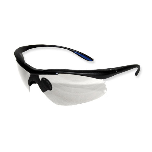 Safety Zone® Comfort Safety Glasses, Clear Lens & Black Frame, 12/Box (SZNEW-C200C)