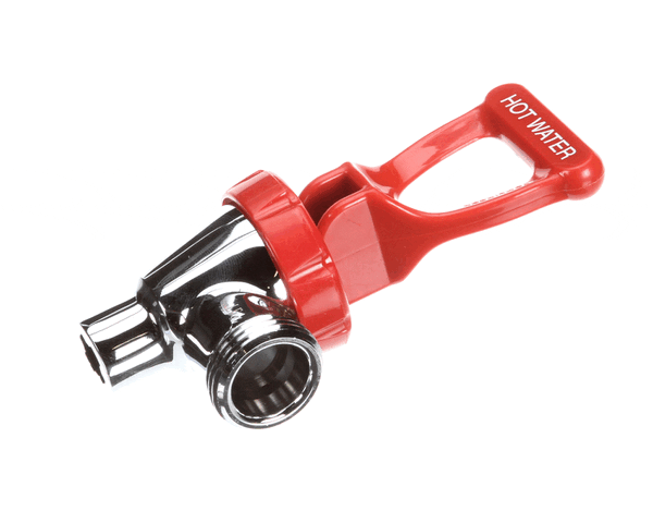 Fetco 1071.00011.00 Faucet, Complete W/Red Handle, (FE1071-00011-00)