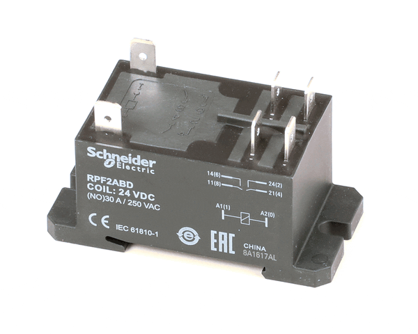 Franke Foodservice System 19003558 Relay, 30A/24Vdc Dpst Plug-In (FFS19003558)