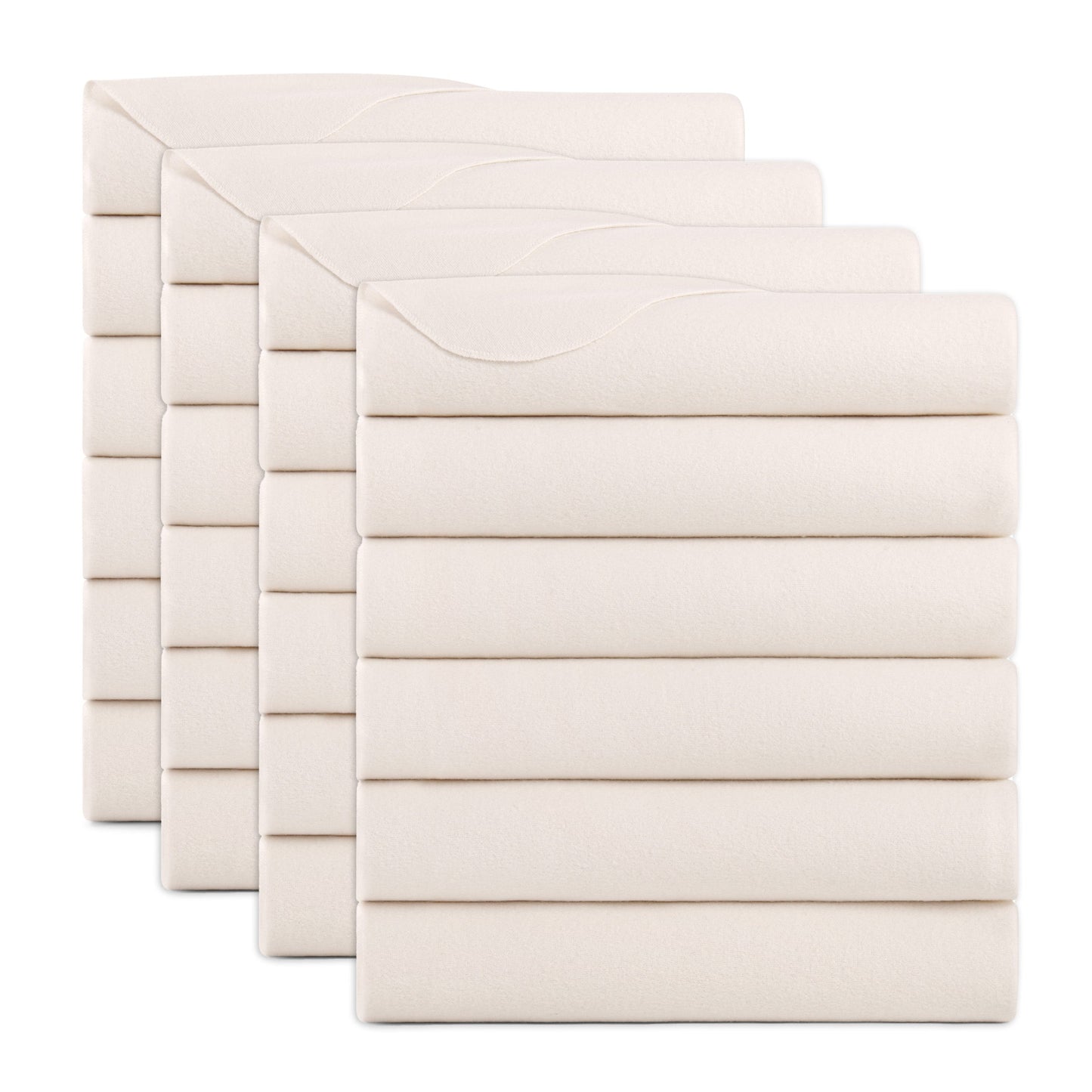 Arkwright Home® Cozy Soft Polar Fleece Throw 50x60 Ivory, 24/Case (FLC-PLR-5060-6PK-IV)