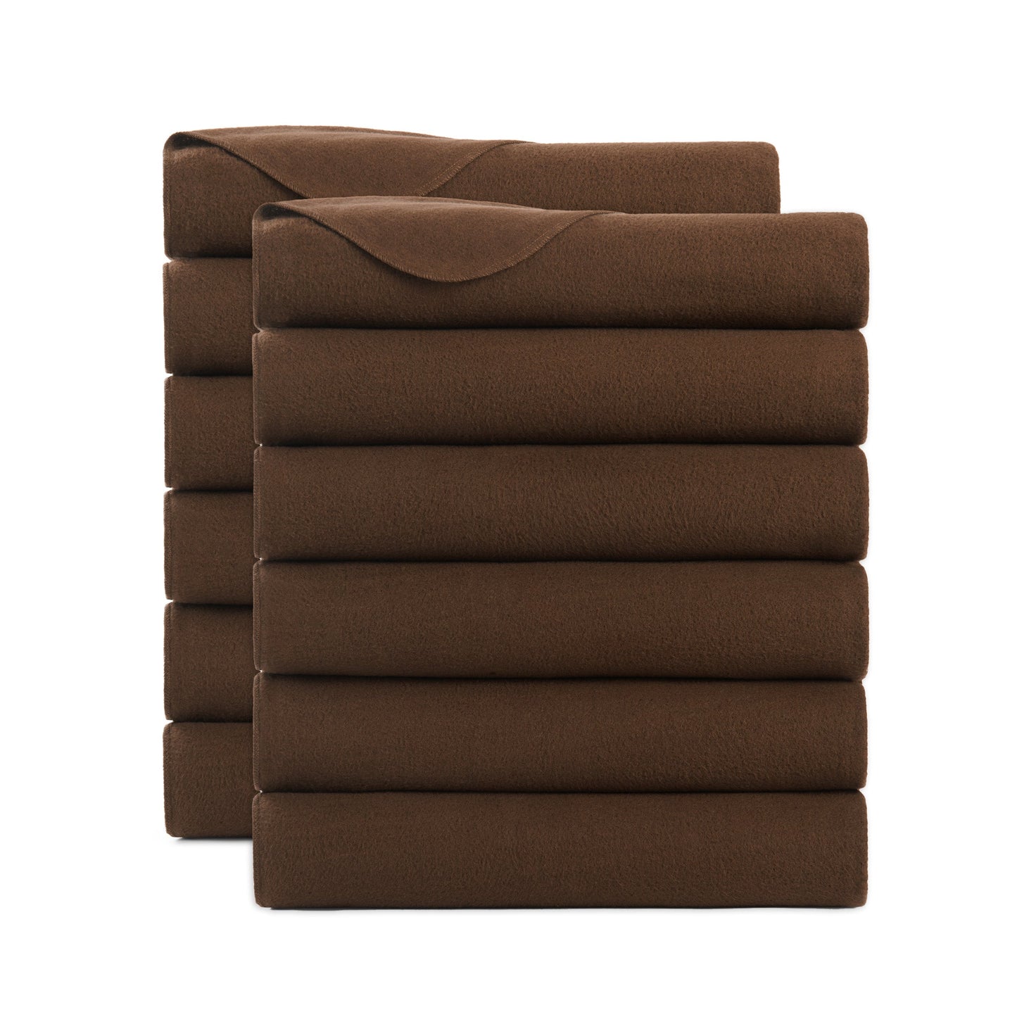 Arkwright Home® Cozy Soft Polar Fleece Throw 50x60 Brown, 12/Case (FLC-PLR-5060-BR)