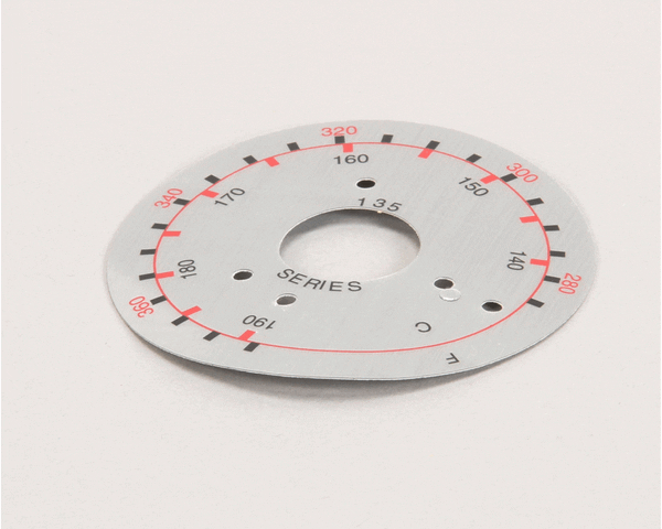 Frymaster 8021470 Label, Dial Plate 135 Series (FM8021470)